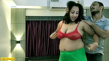 Stunning Indian housewife engages in passionate sex following a party, capturing viral footage in high-definition